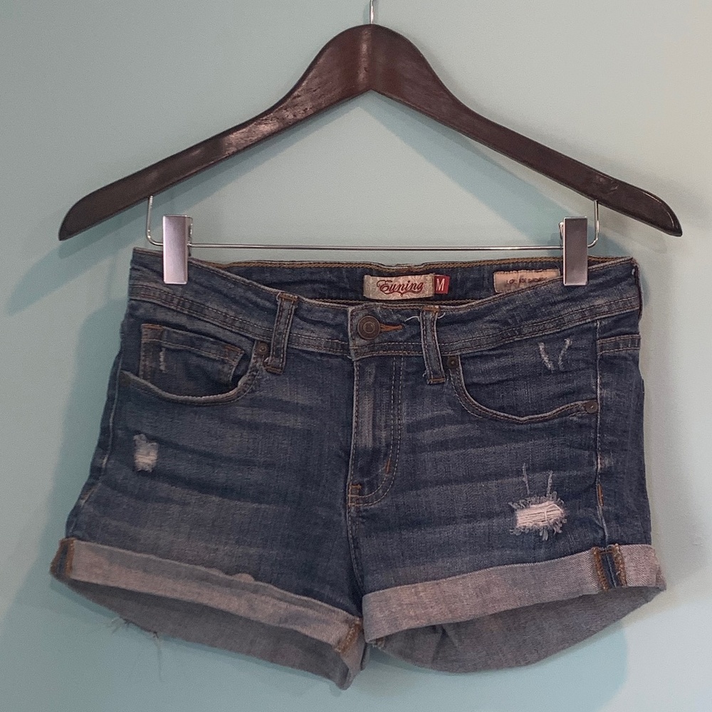 Eunina Low Rise Jean Shorts